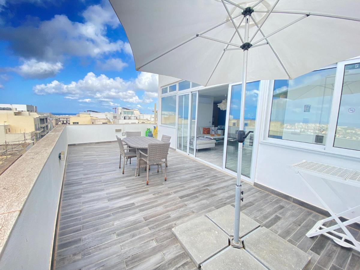 Apartament Penthouse "Maltese Scent" Mellieħa Zewnętrze zdjęcie